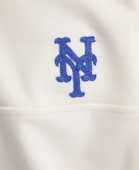 Fanatics Men's New York Mets Iconic Relaxed-Fit Short-Sleeve Mock-Neck Pullover