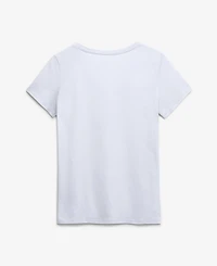 Logo Athletic Women's Los Angeles Rams V-Neck Short-Sleeve T-Shirt