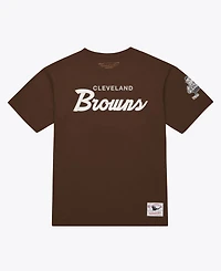 Mitchell & Ness Men's Cleveland Browns Head Coach Screen-Print Classic-Fit T-Shirt