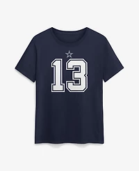 Nike Women's Dallas Cowboys Caleb Downs Cotton Screen-Print T-Shirt