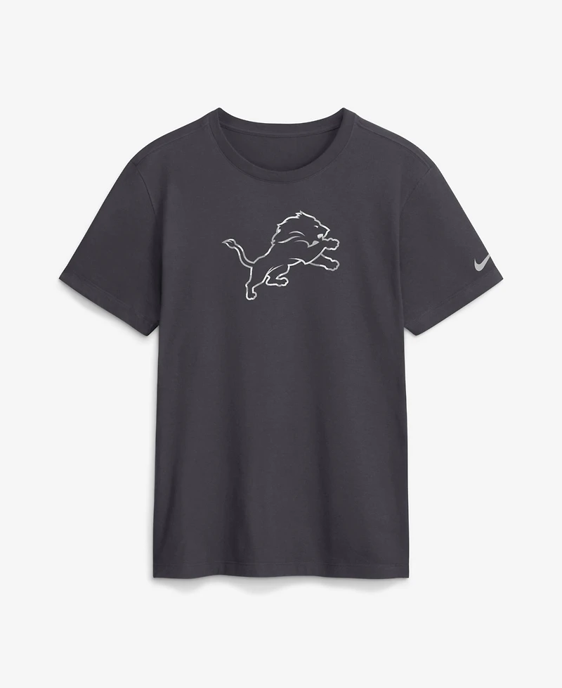 Nike Men's Fractal Logo Detroit Lions T-Shirt