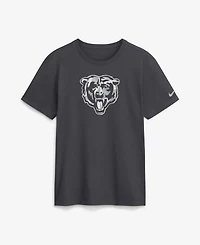 Nike Men's Chicago Bears Fractal Logo Crewneck Regular Fit T-Shirt