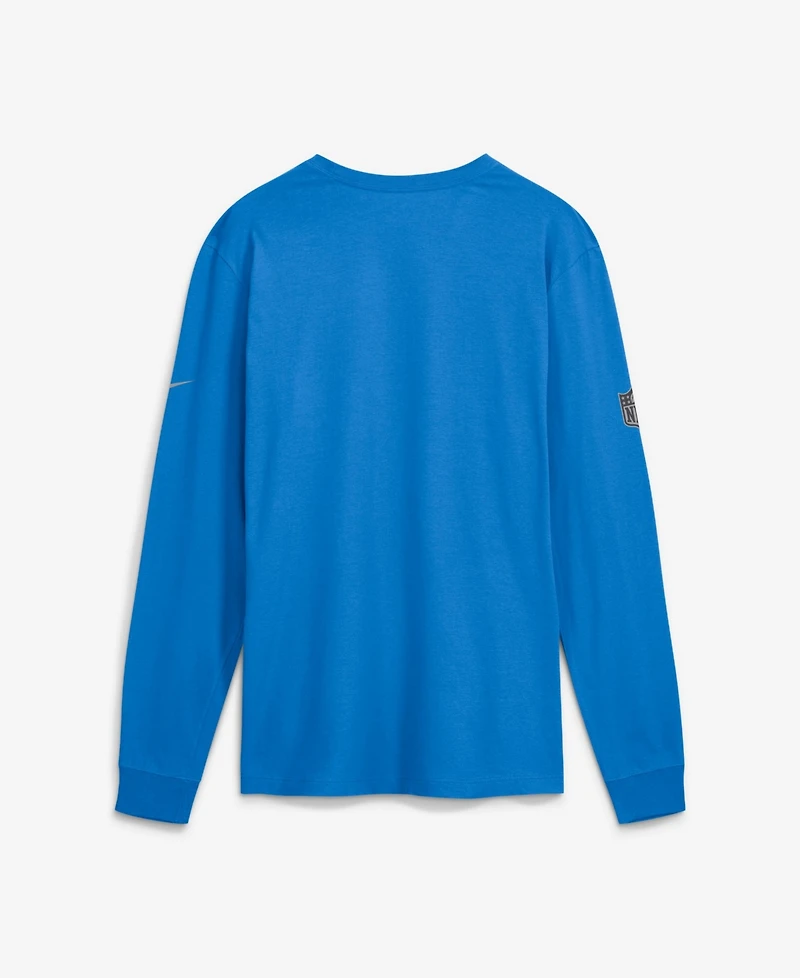 Nike Men's Los Angeles Chargers Sideline Bold Arch Star Long Sleeve Crewneck T-Shirt
