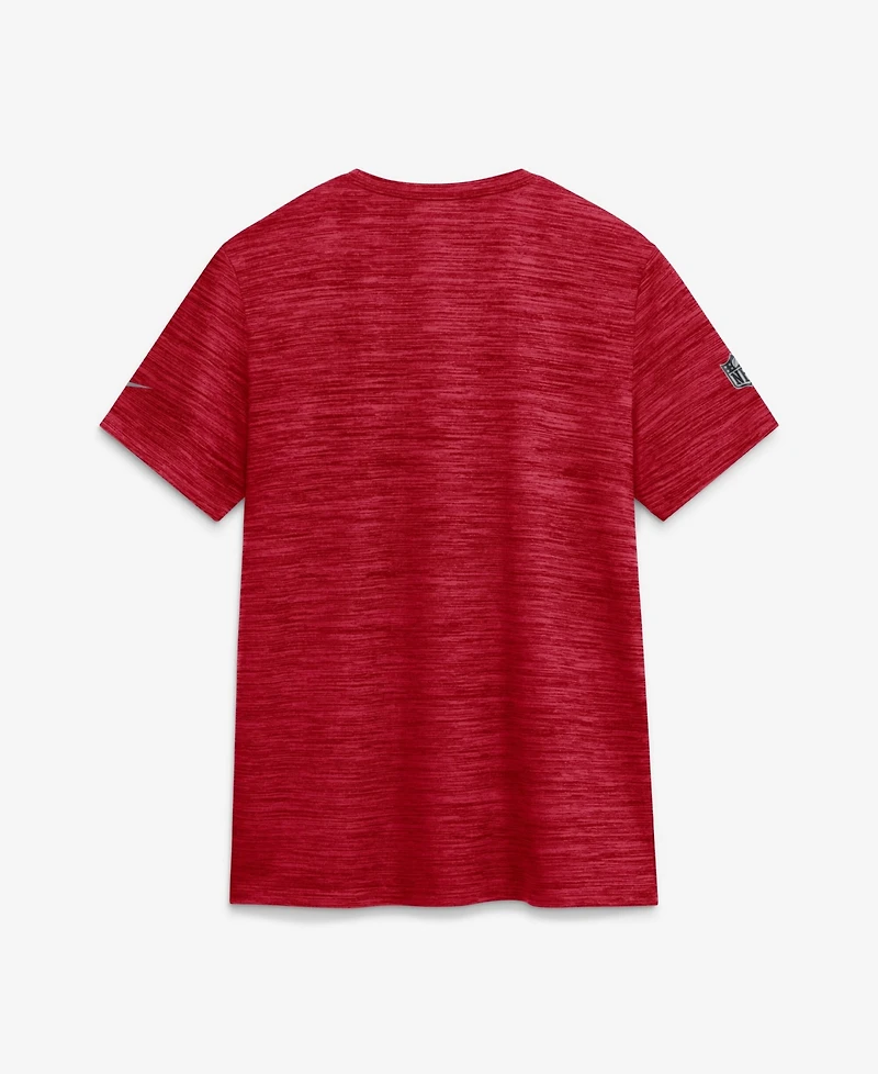 Nike Women's Tampa Bay Buccaneers Sideline Velocity Cross-Dyed Screen Print T-Shirt