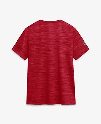 Nike Women's Tampa Bay Buccaneers Sideline Velocity Cross-Dyed Screen Print T-Shirt