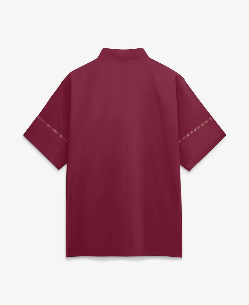 Nike Men's 2026 Sideline Florida State Seminoles Quarter-Zip Short-Sleeve Coaches Jacket
