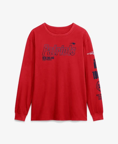 Fanatics Men's New England Patriots Legacy Crew-Neck Long-Sleeve T-Shirt