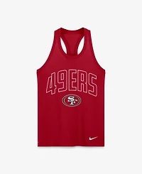Nike Women's San Francisco 49ers Primetime Scoop Neck Tri-Blend Tank Top