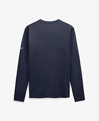 Nike Men's Dri-fit Legend Icon New England Patriots Long-Sleeve Crewneck T-Shirt