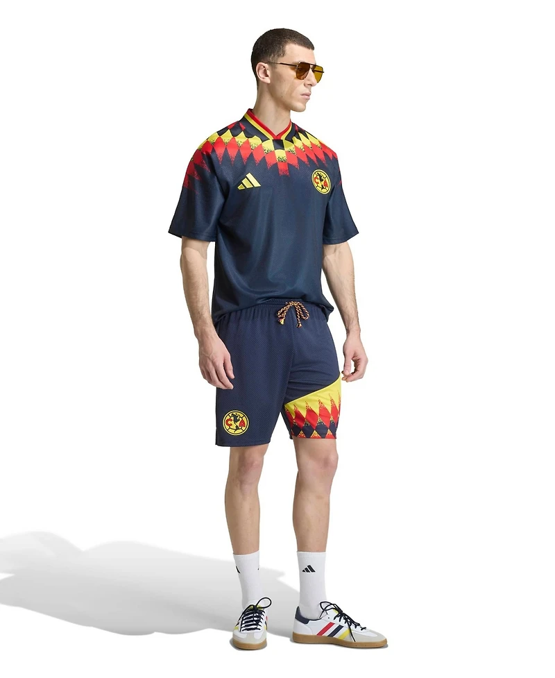 Adidas Men's Club America 2026/27 Culturewear Jacquard Pull-On Shorts