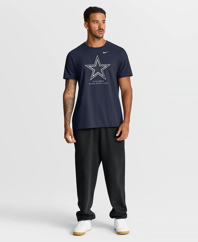 Nike Men's Dallas Cowboys Regular-Fit Short-Sleeve Cotton T-Shirt