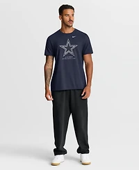 Nike Men's Dallas Cowboys Regular-Fit Short-Sleeve Cotton T-Shirt