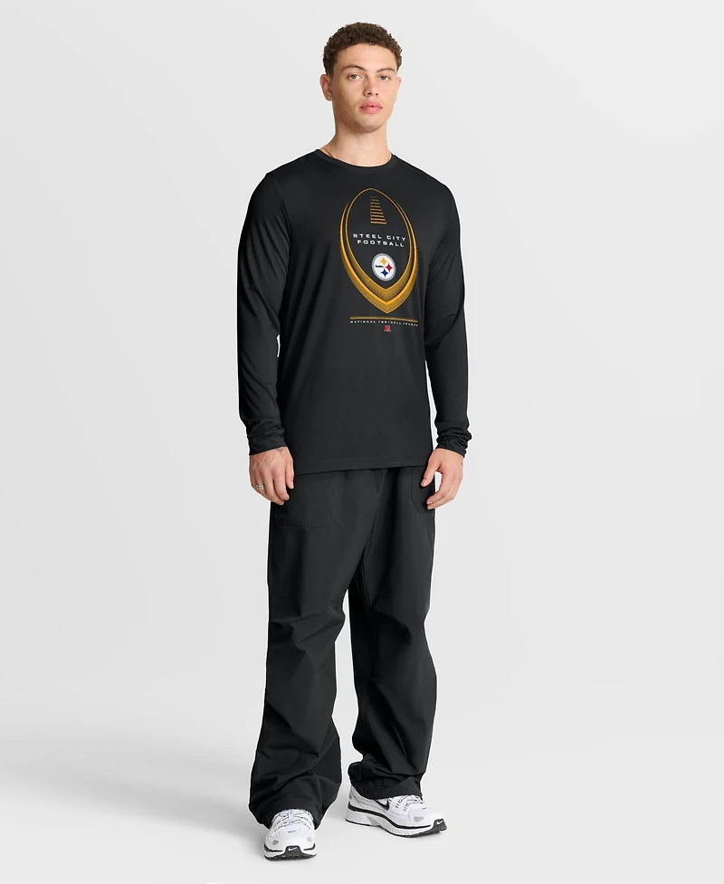 Nike Men's Pittsburgh Steelers Legend Icon Long Sleeve Dri-fit T-Shirt