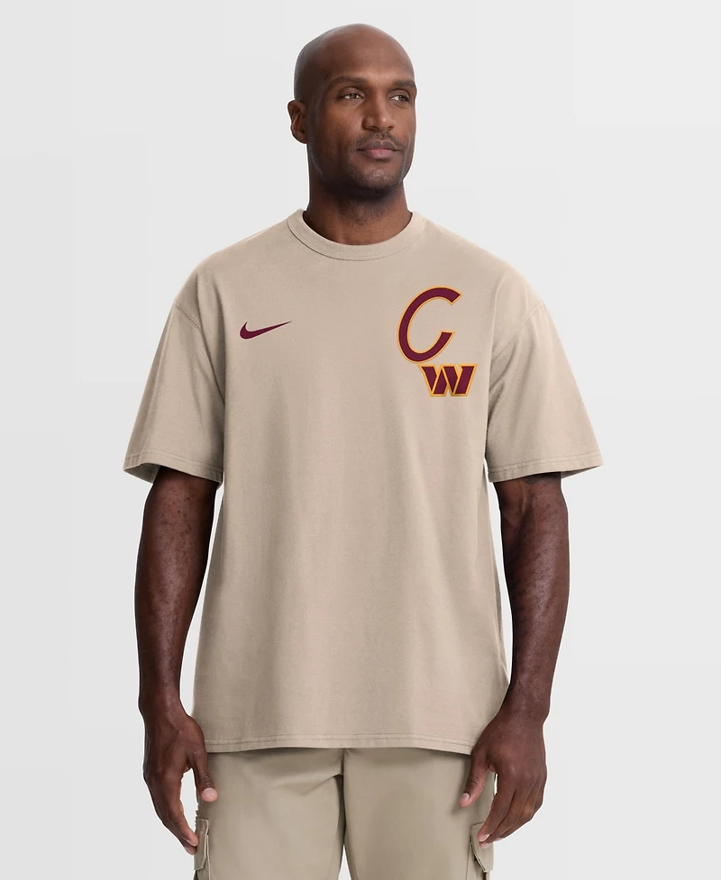 Nike Men's Washington Commanders Rewind Max90 Heavyweight Cotton Loose-Fit T-Shirt