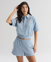 Fanatics Women's Los Angeles Dodgers Iconic High-Rise Terry Track Shorts, 3" Inseam