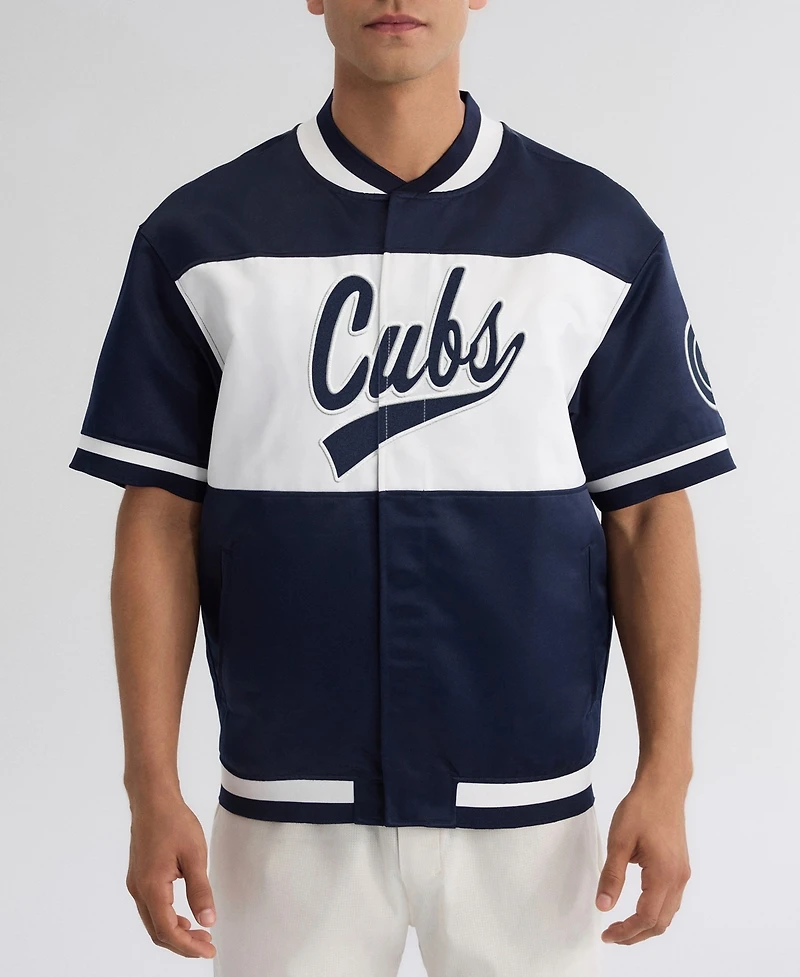 Fanatics Men's Chicago Cubs Iconic Full-Snap Satin Jacket