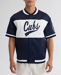 Fanatics Men's Chicago Cubs Iconic Full-Snap Satin Jacket