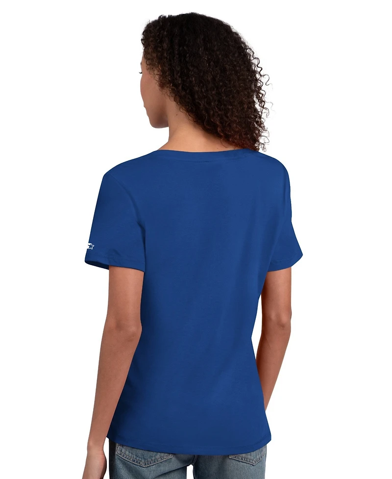 Starter Women's Los Angeles Rams Endzone Graphic-Print Crewneck T-Shirt