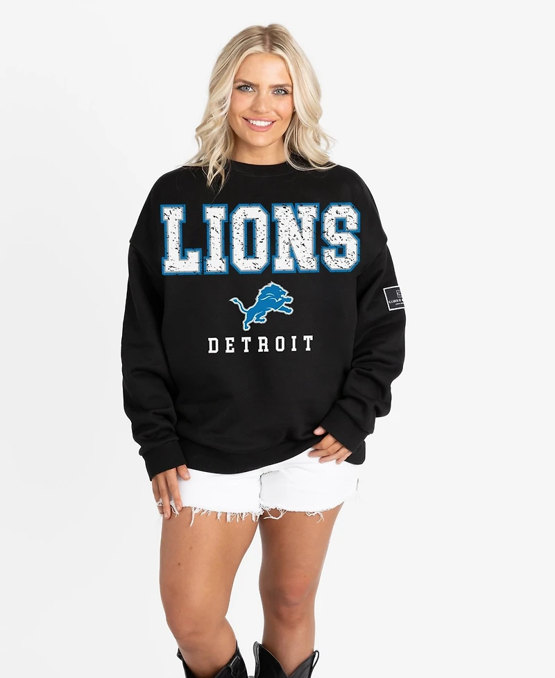 Gameday Couture Women's Detroit Lions Oversized Fleece Sweatshirt