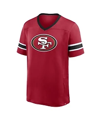 Fanatics Men's San Francisco 49ers Hometown Premium Hashmark Classic-Fit V-Neck T-Shirt