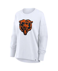 Fanatics Women's Chicago Bears Essential Long-Sleeve Crewneck T-Shirt