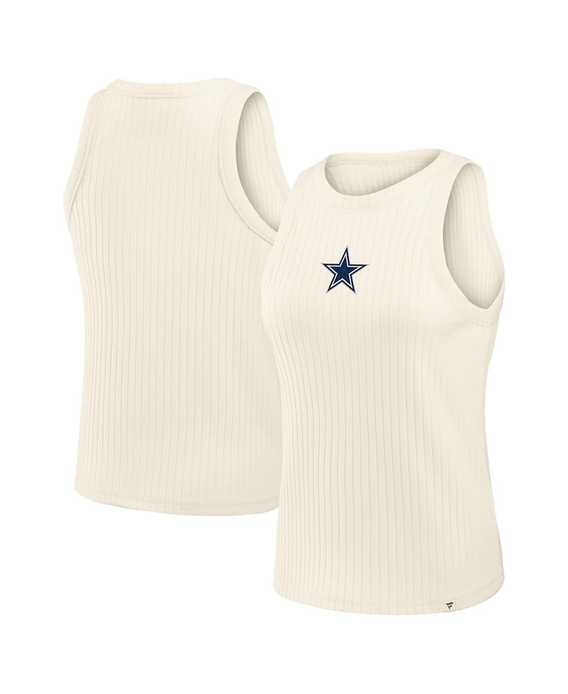 Fanatics Women's Dallas Cowboys Star Play Ribbed Slim-Fit Tank Top