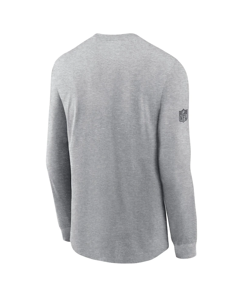 Nike Men's Dallas Cowboys Sideline Bold Arch Star Dri-fit Long-Sleeve T-Shirt