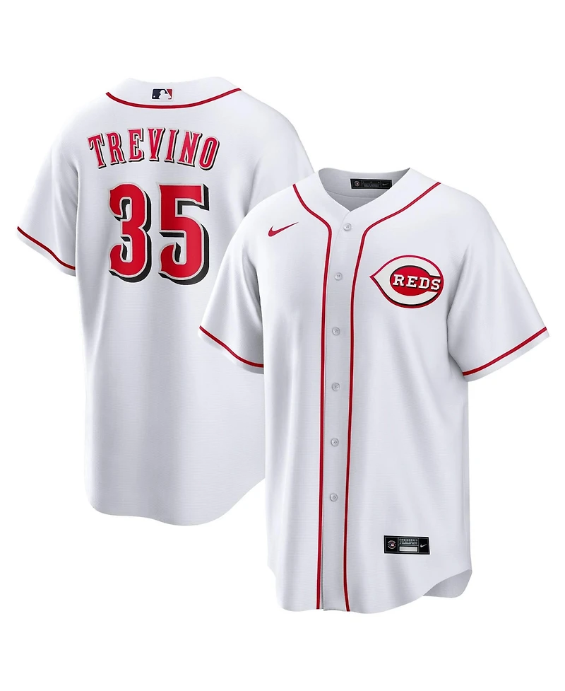 Nike Men's Cincinnati Reds Jose Trevino Relaxed-Fit V-Neck Short-Sleeve Replica Jersey