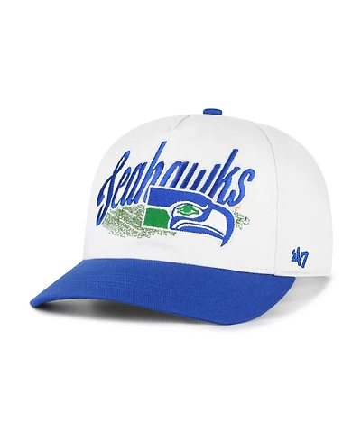 '47 Brand Men's Seattle Seahawks Throwback Five-Panel Adjustable Baseball Cap