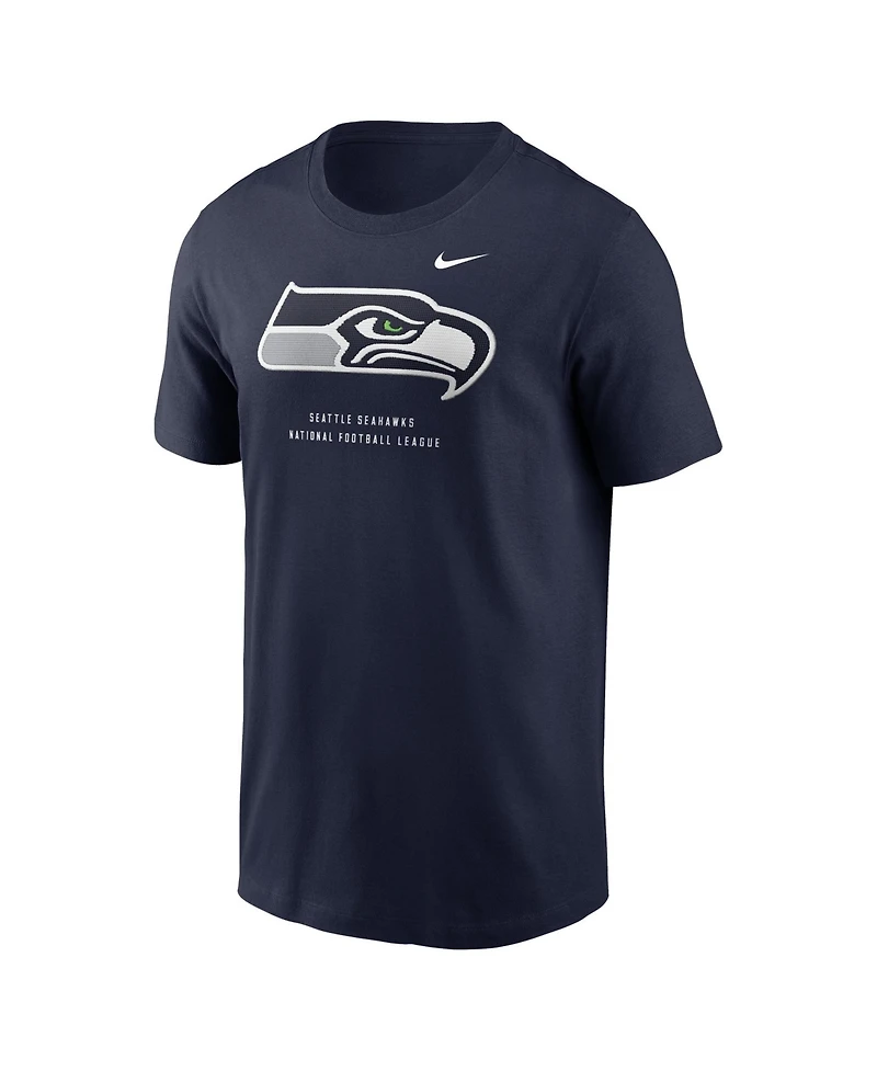 Nike Men's Seattle Seahawks Essential Short-Sleeve Crewneck T-Shirt