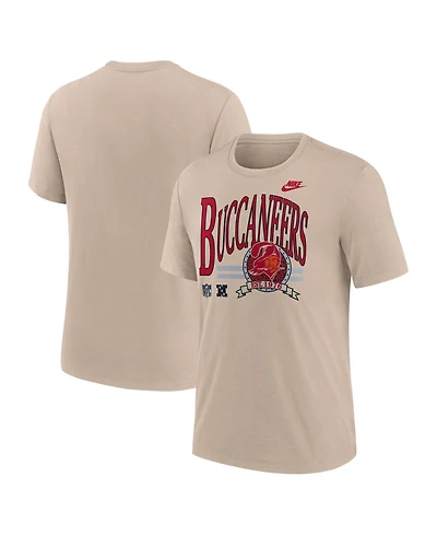 Nike Men's Tampa Bay Buccaneers Rewind Tri-Blend Crewneck T-Shirt