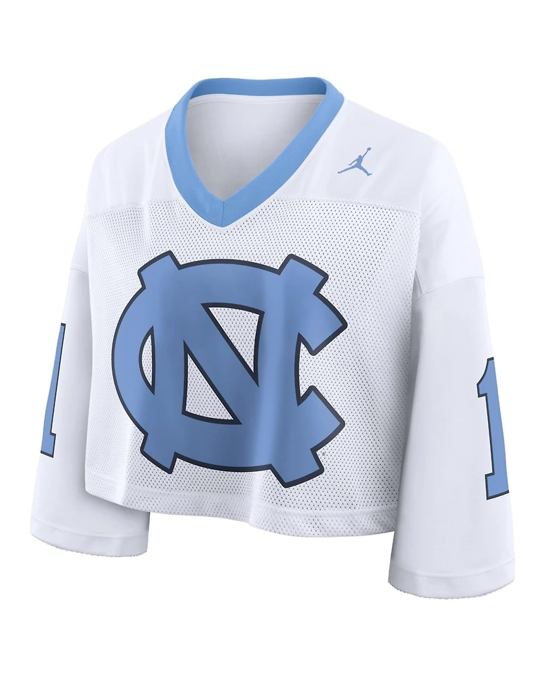Nike Women's North Carolina Tar Heels V-Neck Cropped Fashion Top