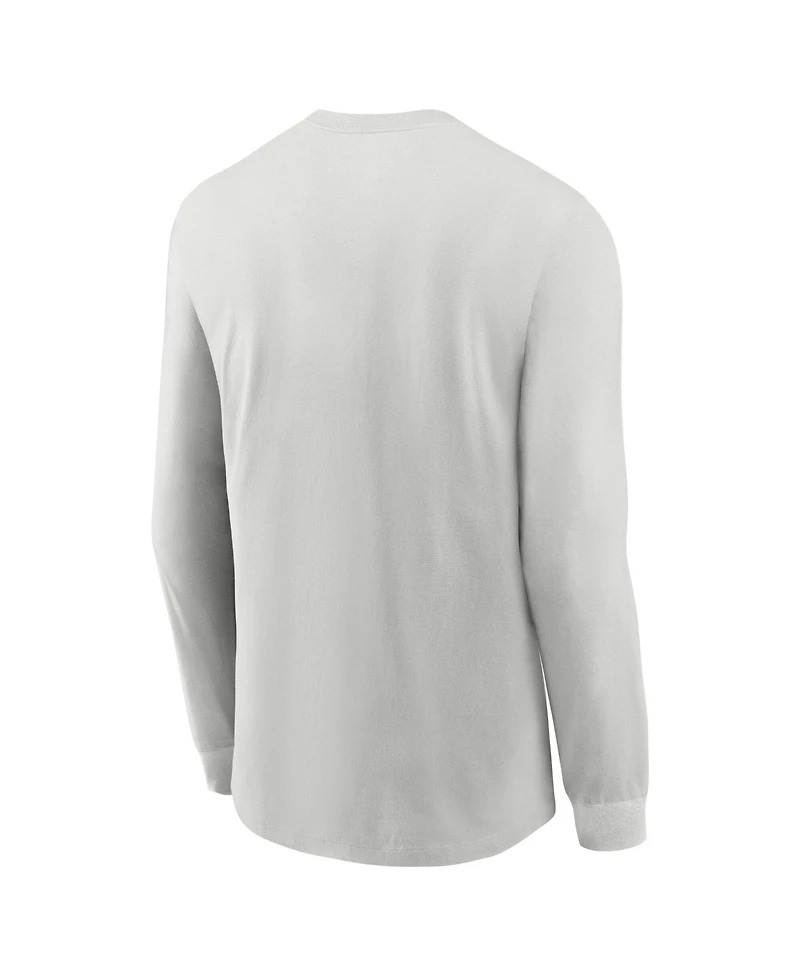 Nike Men's Ohio State Sideline Slogan Long-Sleeve Crewneck T-Shirt
