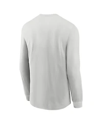 Nike Men's Ohio State Sideline Slogan Long-Sleeve Crewneck T-Shirt