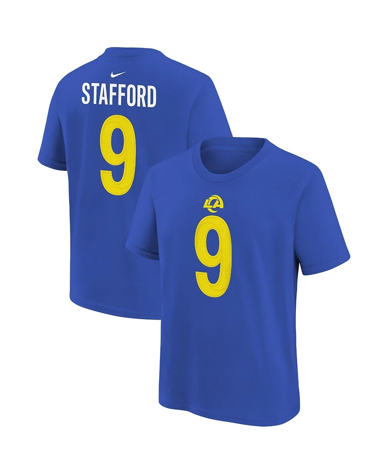 Nike Boys' and Girls' Los Angeles Rams Matthew Stafford T-Shirt