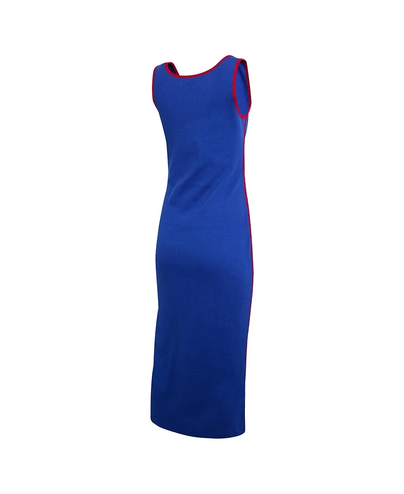 Wear by Erin Andrews Women's Buffalo Bills Ribbed Midi Body-Con Tank Dress