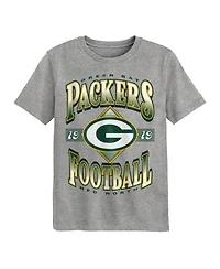 Outerstuff Boys' and Girls' 2T-5T Green Bay Packers Of Days Past Retro Graphic T-Shirt