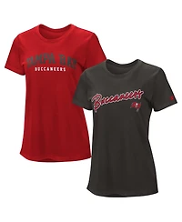 Starter Women's 2-Piece Tampa Bay Buccaneers Screen-Print Graphic T-Shirt Set