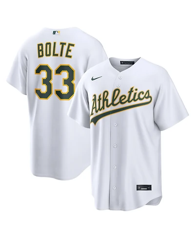 Nike Men's Oakland Athletics Henry Bolte V-Neck Relaxed Fit Replica Jersey