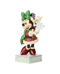 Jim Shore Disney Traditions Minnie with Snowflake Figurine
