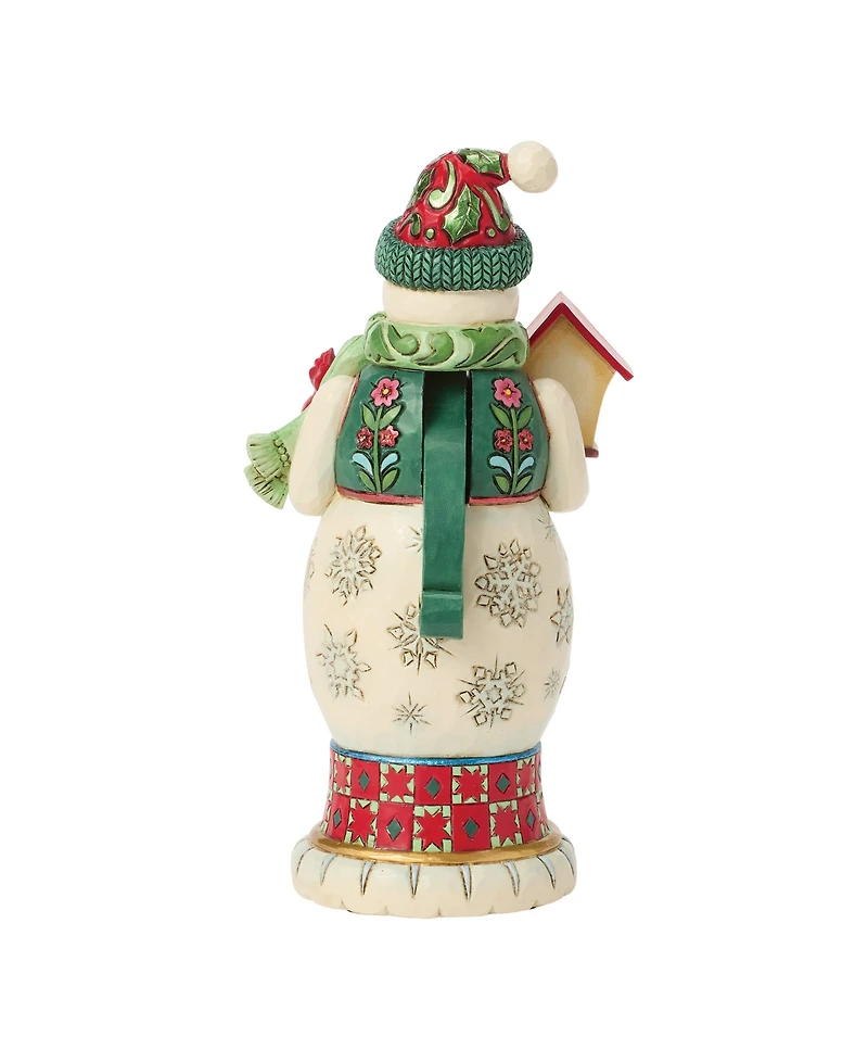 Jim Shore Christmas Traditional Snowman Figurine
