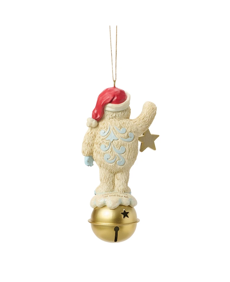 Jim Shore Rudolph the Red-Nosed Reindeer Bumble on Bell Hanging Ornament