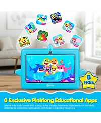 Contixo Pinkfong A8 Baby Shark 7-Inch Kids Tablet, 32GB, 8 Learning Apps and Parental Controls