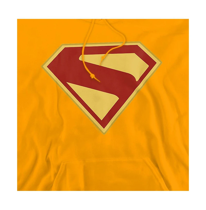Superman Men's Big & Tall 2025 Logo Graphic Kangaroo-Pocket Hoodie
