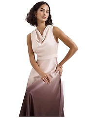 Phase Eight Women's Cheryl Ombre Cowl Neck Midi Dress