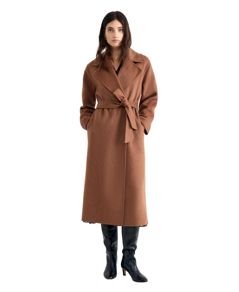 Phase Eight Women's Darcy Double-Face Belted Wrap Coat