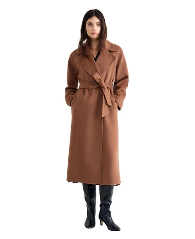Phase Eight Women's Darcy Double-Face Belted Wrap Coat