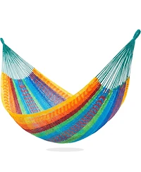 Piscifun Handwoven Mayan Hammock Heavy Duty 600 Lbs Capacity With Hanging Kit And Carry Bag For Indoor Outdoor