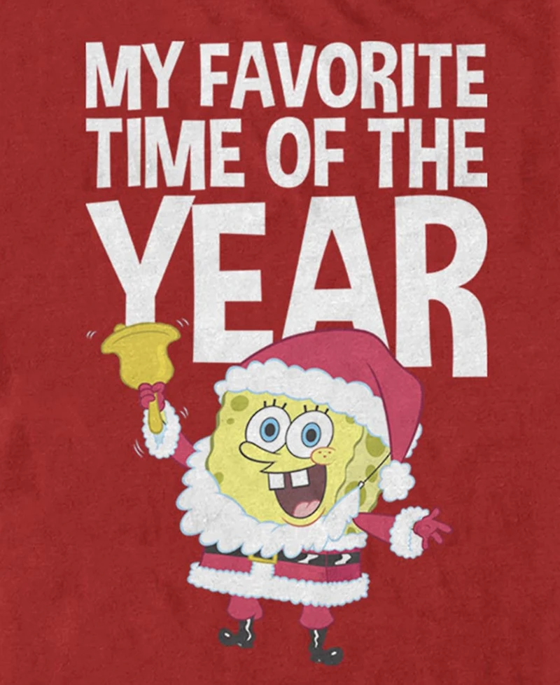 Fifth Sun Men's My Favorite Time Of The Year SpongeBob Graphic T-Shirt