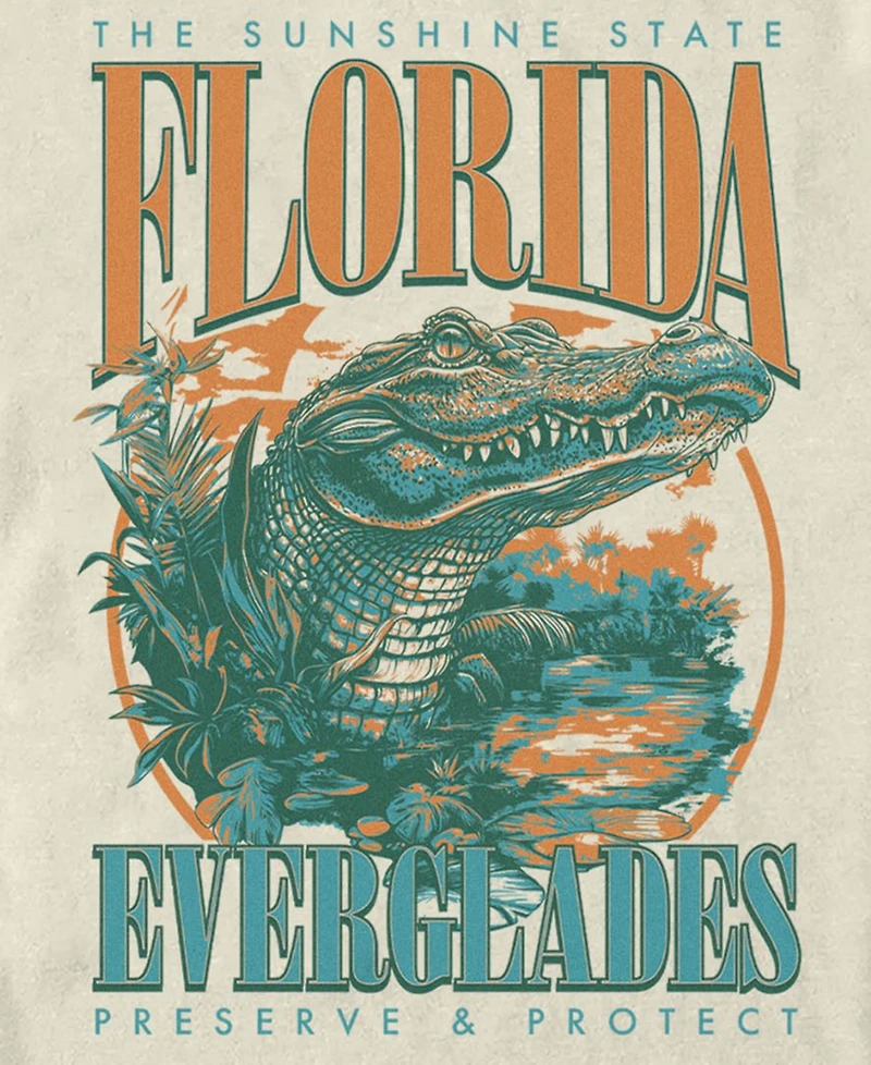 Fifth Sun Men's Everglades Alt Graphic Crew Neck T-Shirt